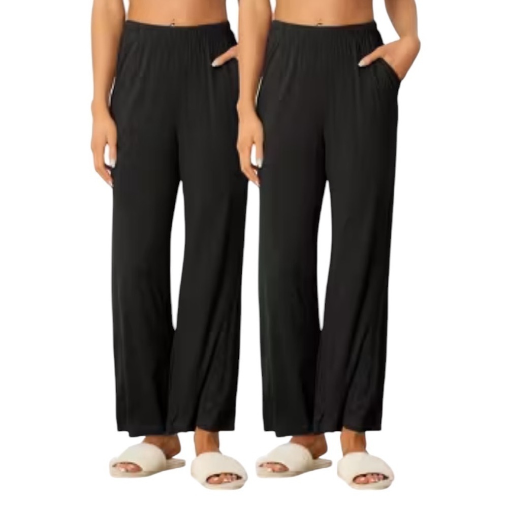 Black Lounge Pants Size Small - Picture 1 of 9